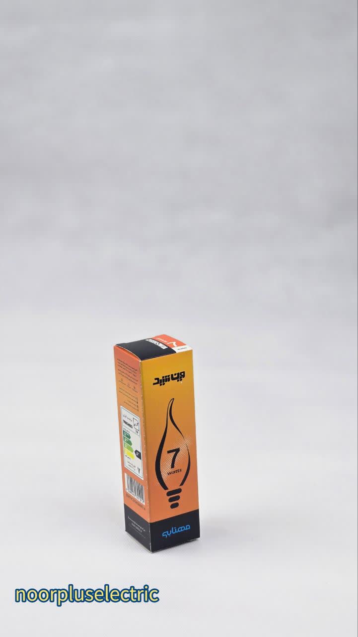 لامپ 7وات شمعی اشکی