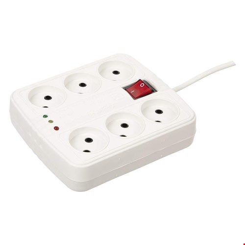 محافظ6پریزصوتی وتصویری بدون ارت باخ 3 متری